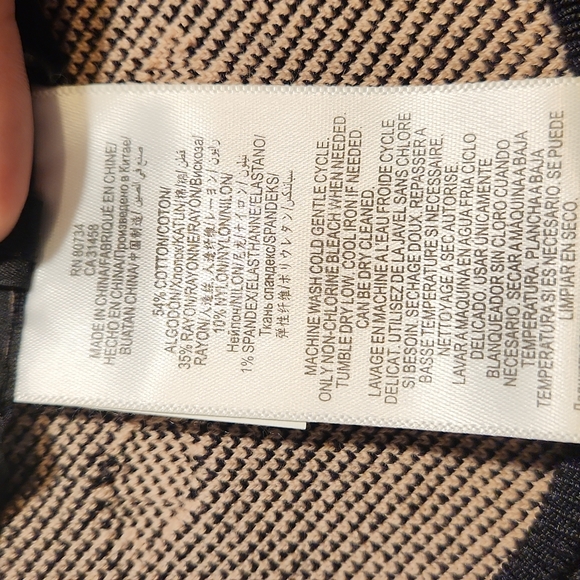 BCBGMAXAZRIA -Sweater Dress pink and black- Polka Dot XS - Picture 6 of 7